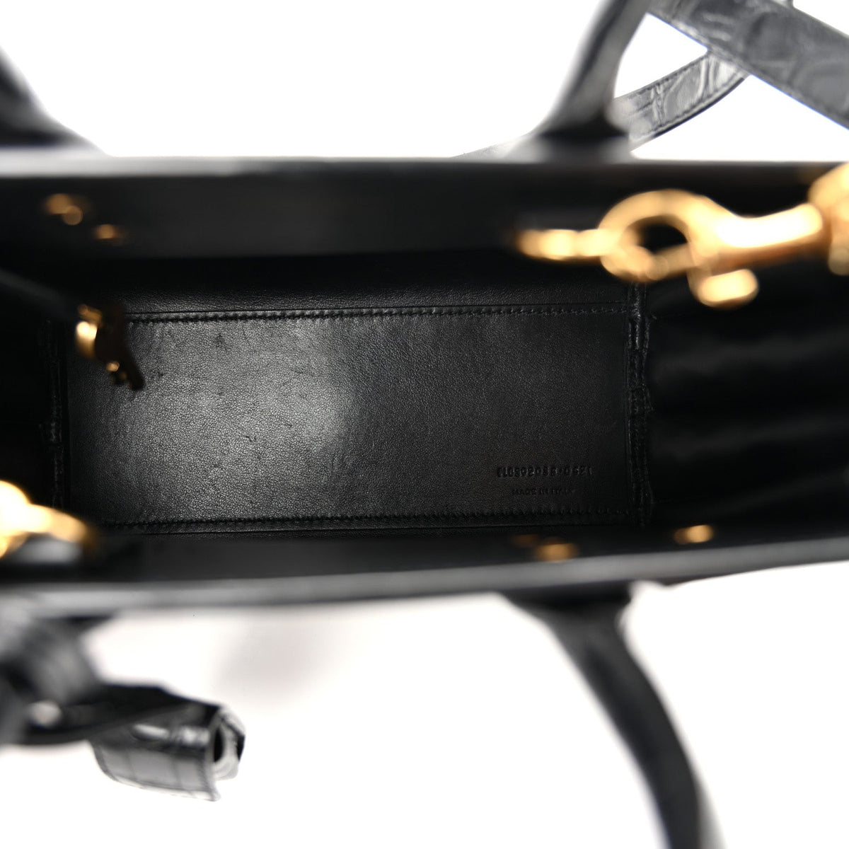 Nano Calfskin Handbag - Black