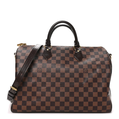 Damier Ebene Speedy Bandouliere 35 Handbag