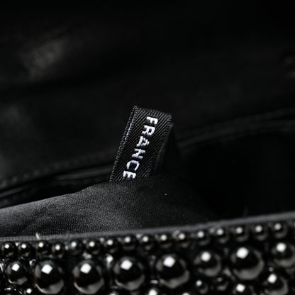Flap Shoulder Bag - Black