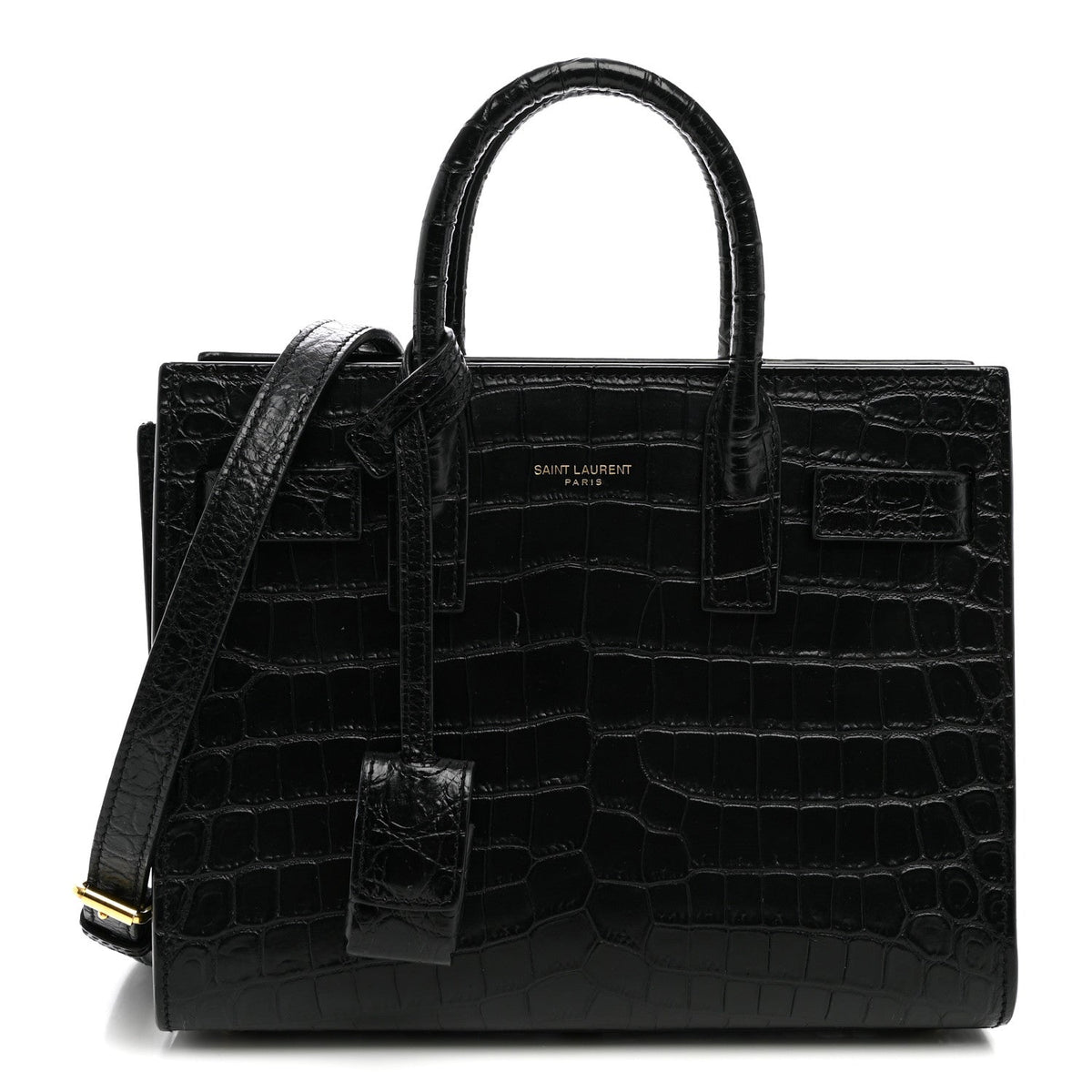 Nano Calfskin Handbag - Black