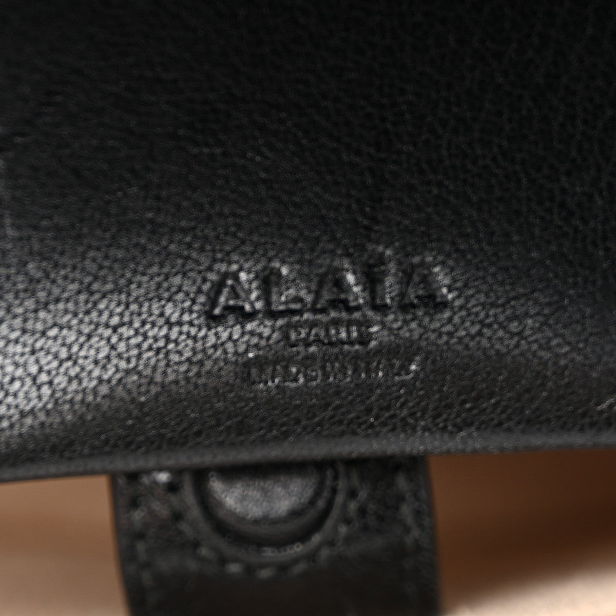 Goatskin Shoulder Bag - Black