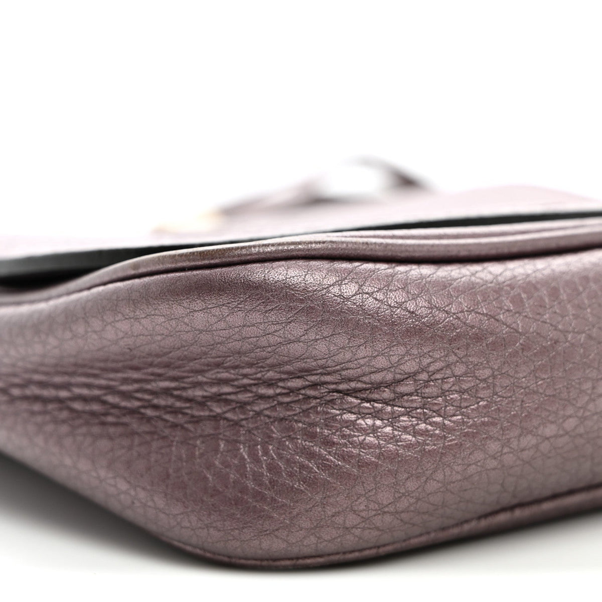 Small Calfskin Crossbody Bag - Purple