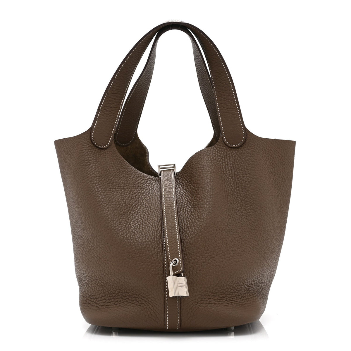 Taurillon Clemence Picotin Lock Mm Etoup Handbag