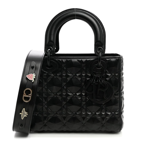Small Calfskin Handbag - Black