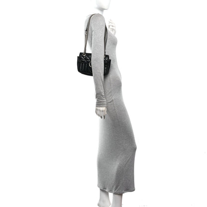 Mini Calfskin Shoulder Bag - Black