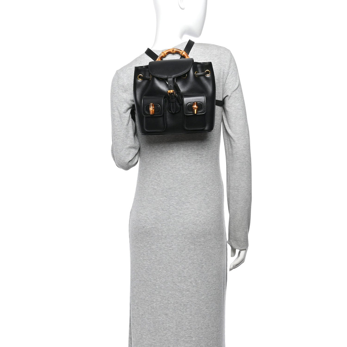 Calfskin Backpack - Black