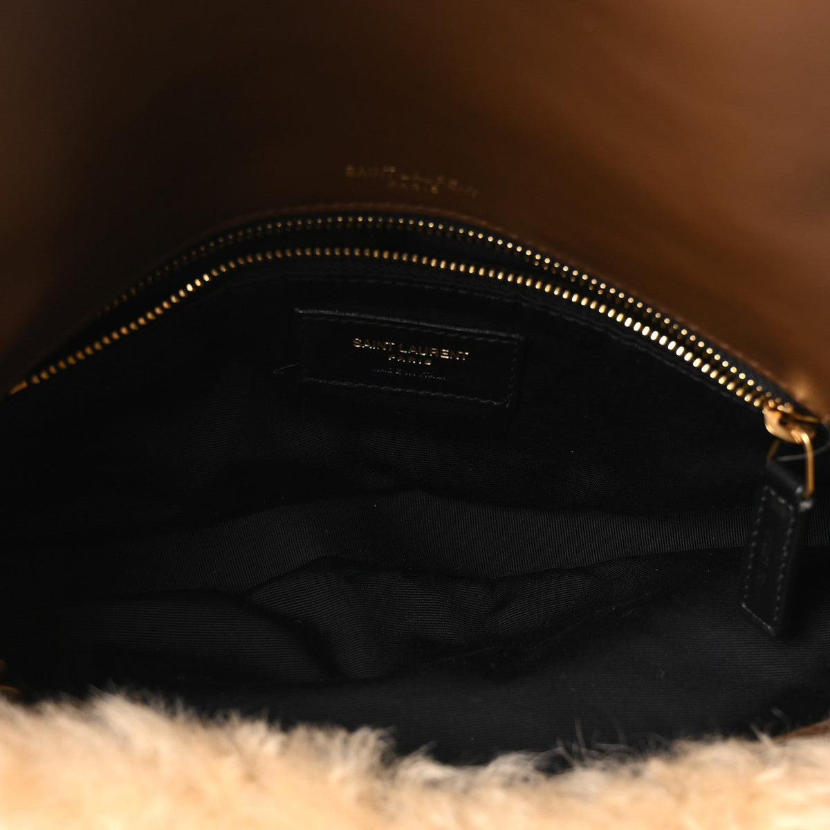 Shearling Crossbody Bag