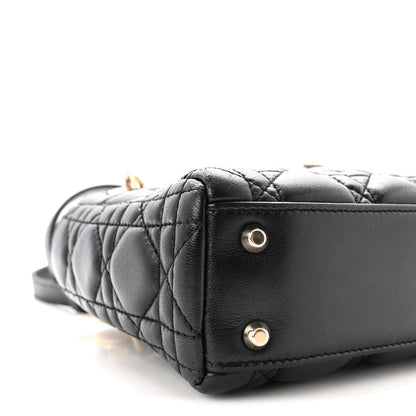 Mini Lambskin Handbag - Black