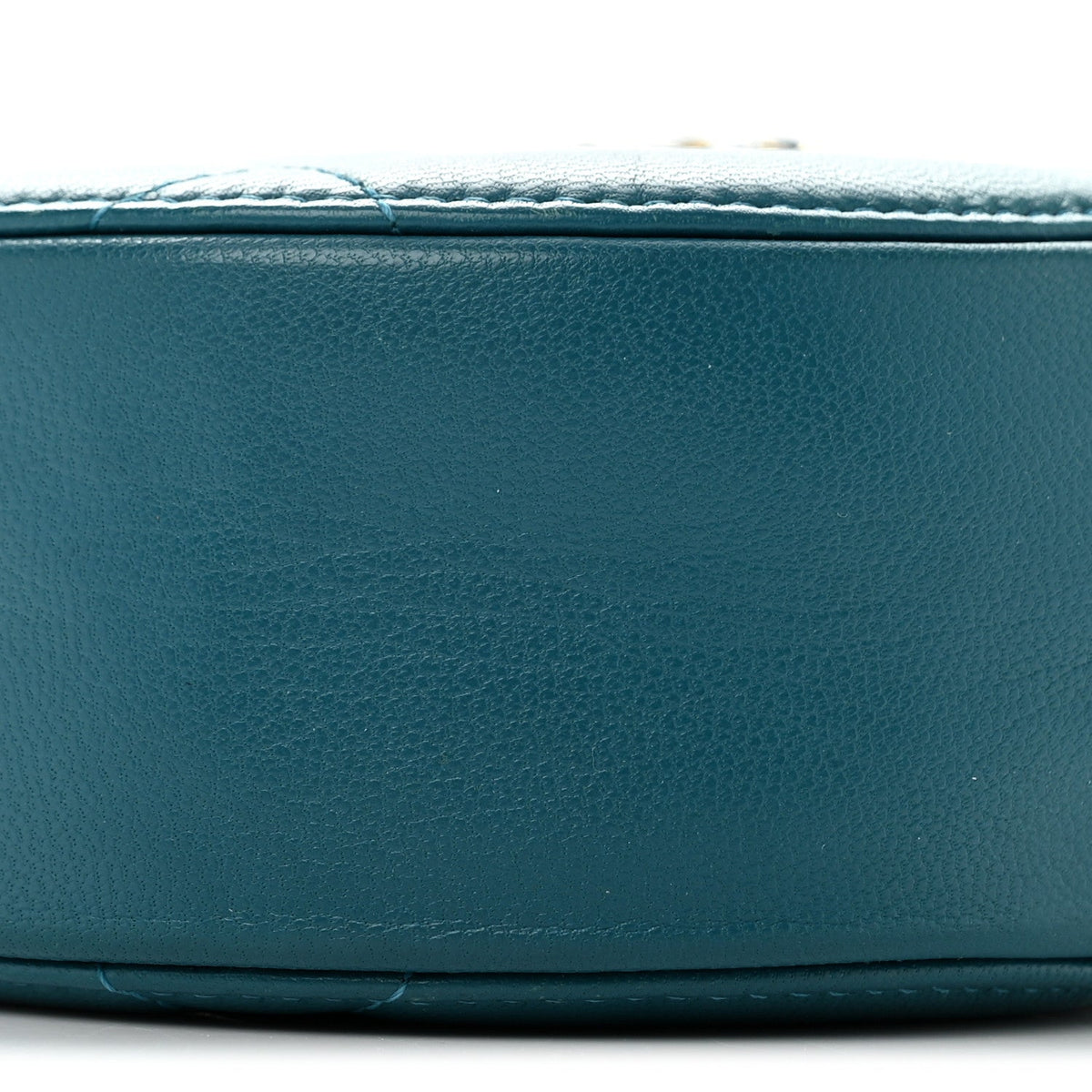 Quilted Goatskin Clutch Bag - Blue