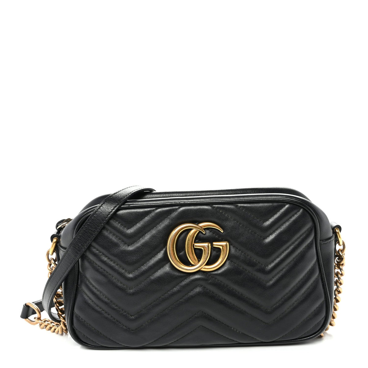 Small Calfskin Shoulder Bag - Black