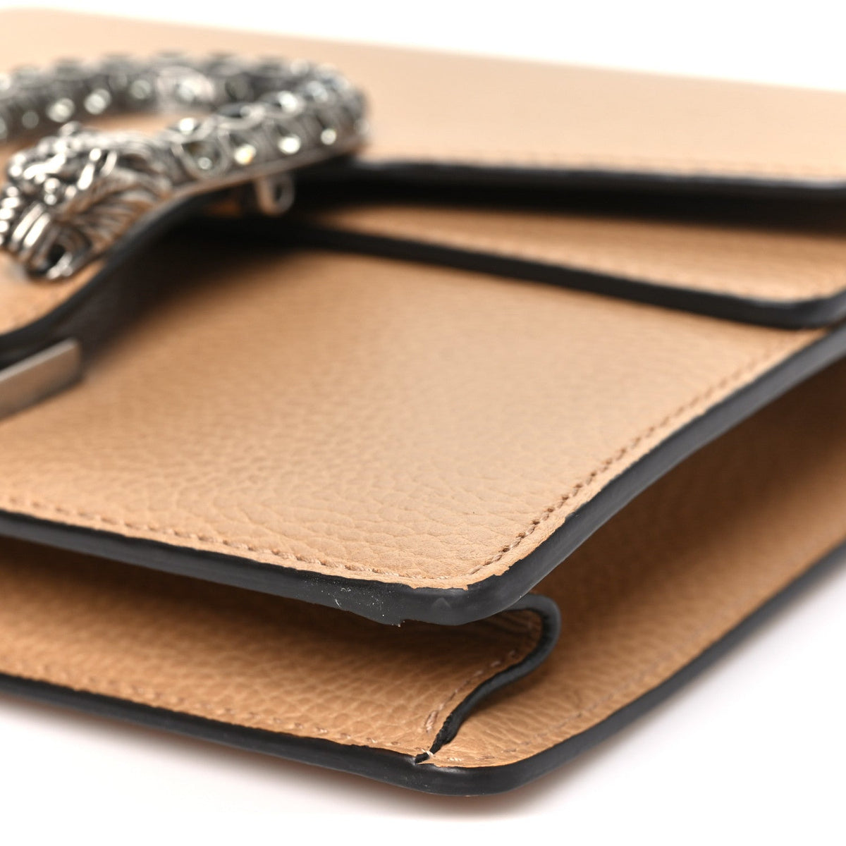 Mini Calfskin Shoulder Bag - Natural