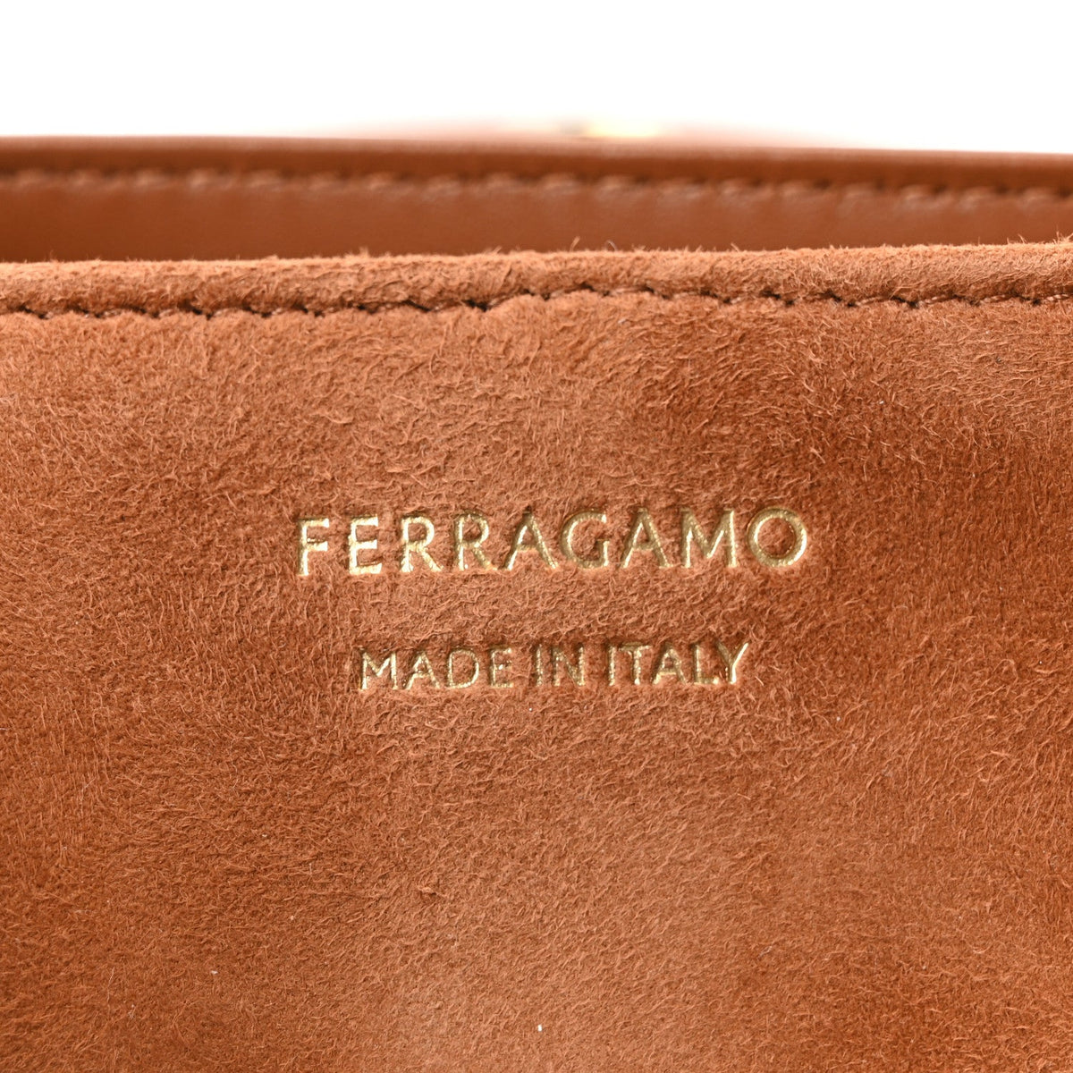 Mini Suede Crossbody Bag - Natural