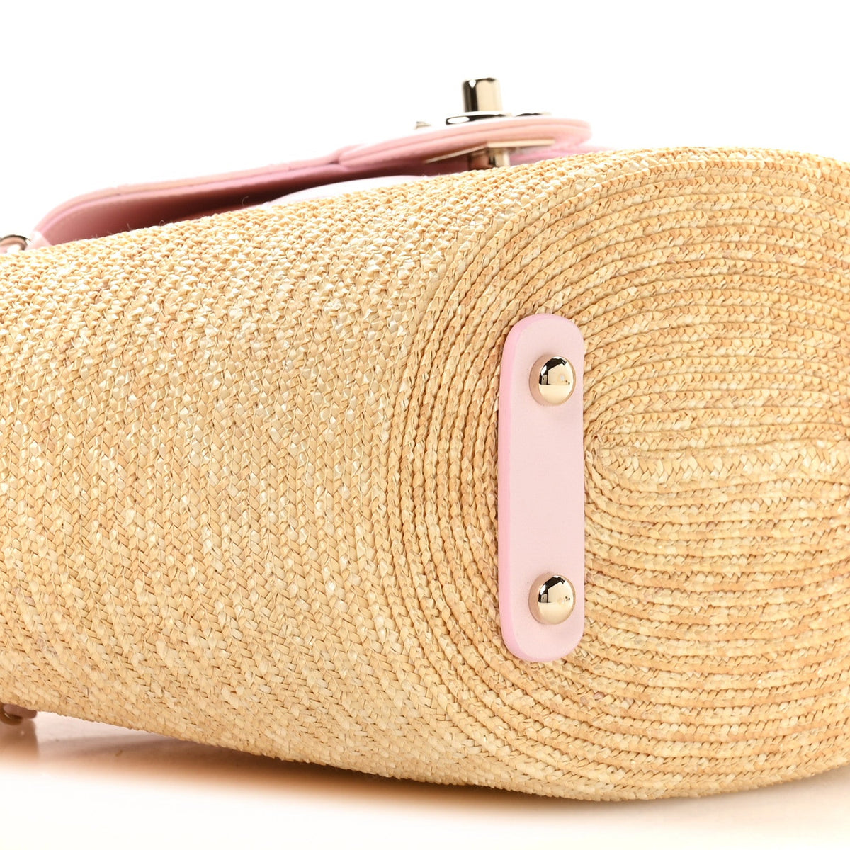 Small Lambskin Tote Bag - Beige