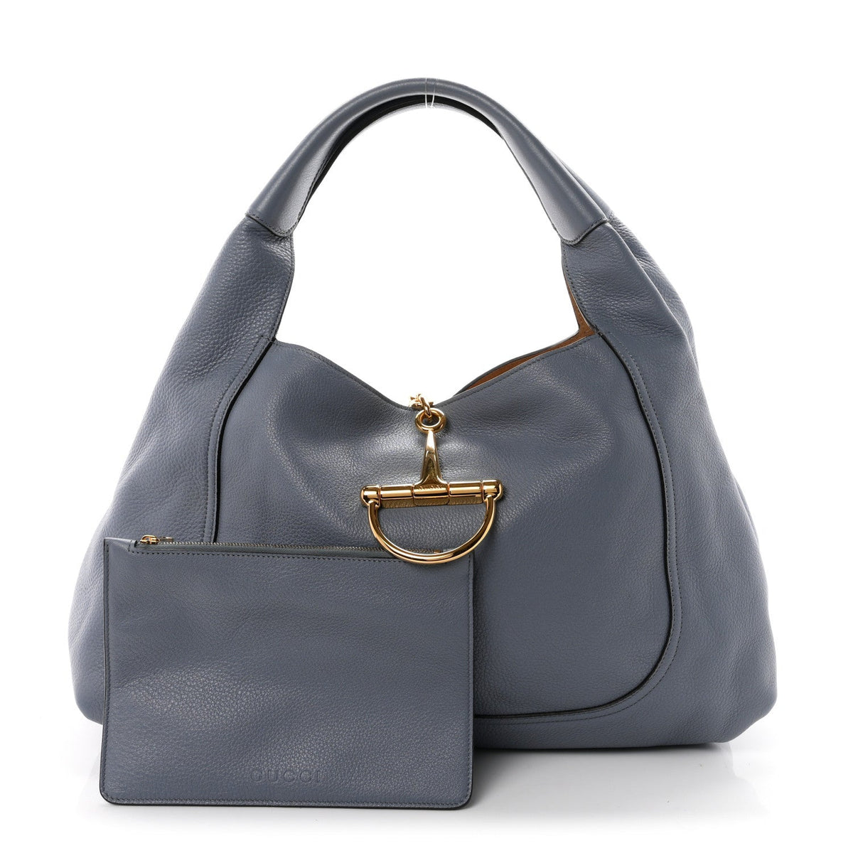 Maxi Calfskin Shoulder Bag - Blue
