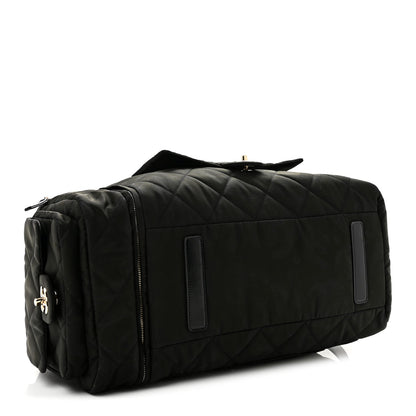 Quilted Calfskin Backpack - Black