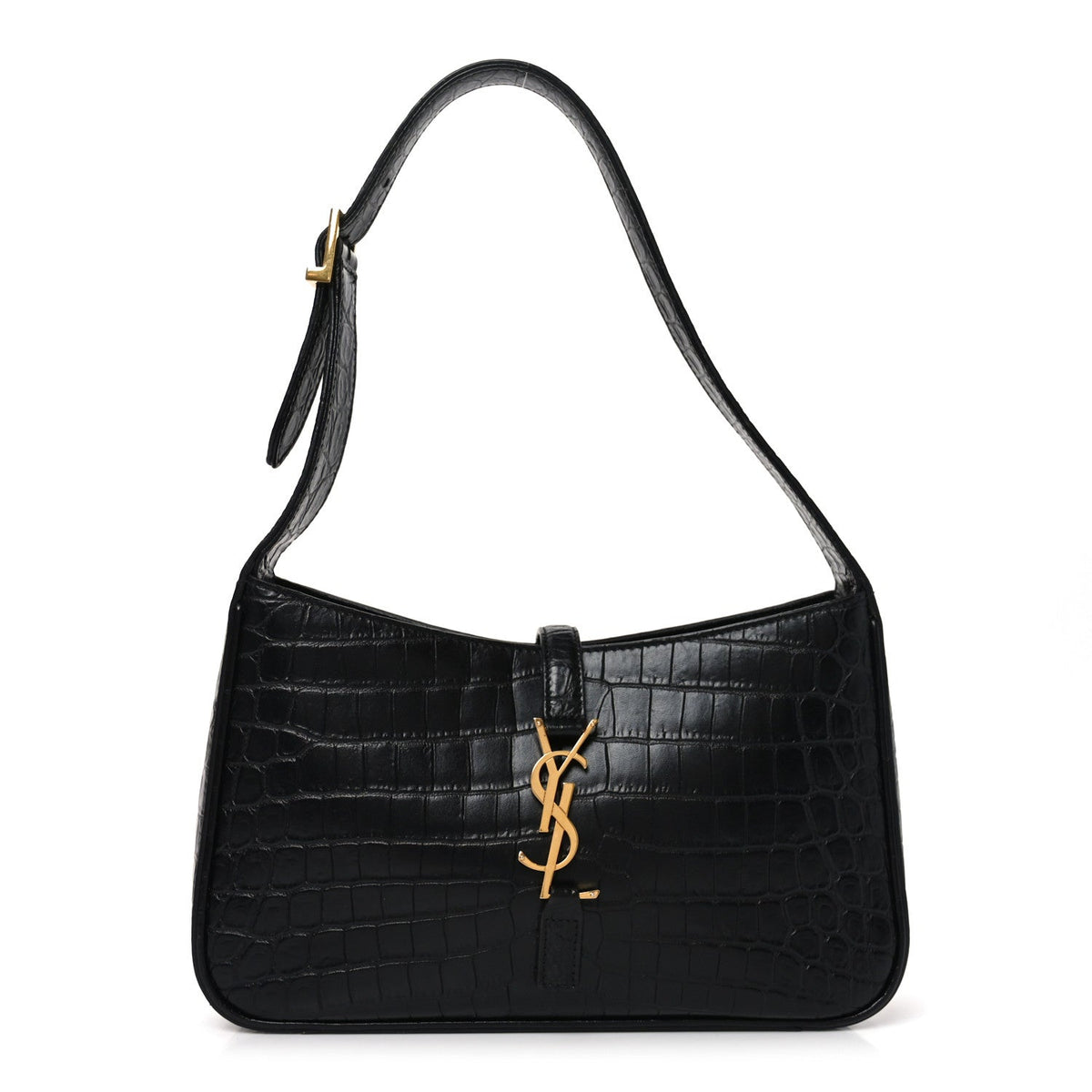 Calfskin Hobo Bag - Black