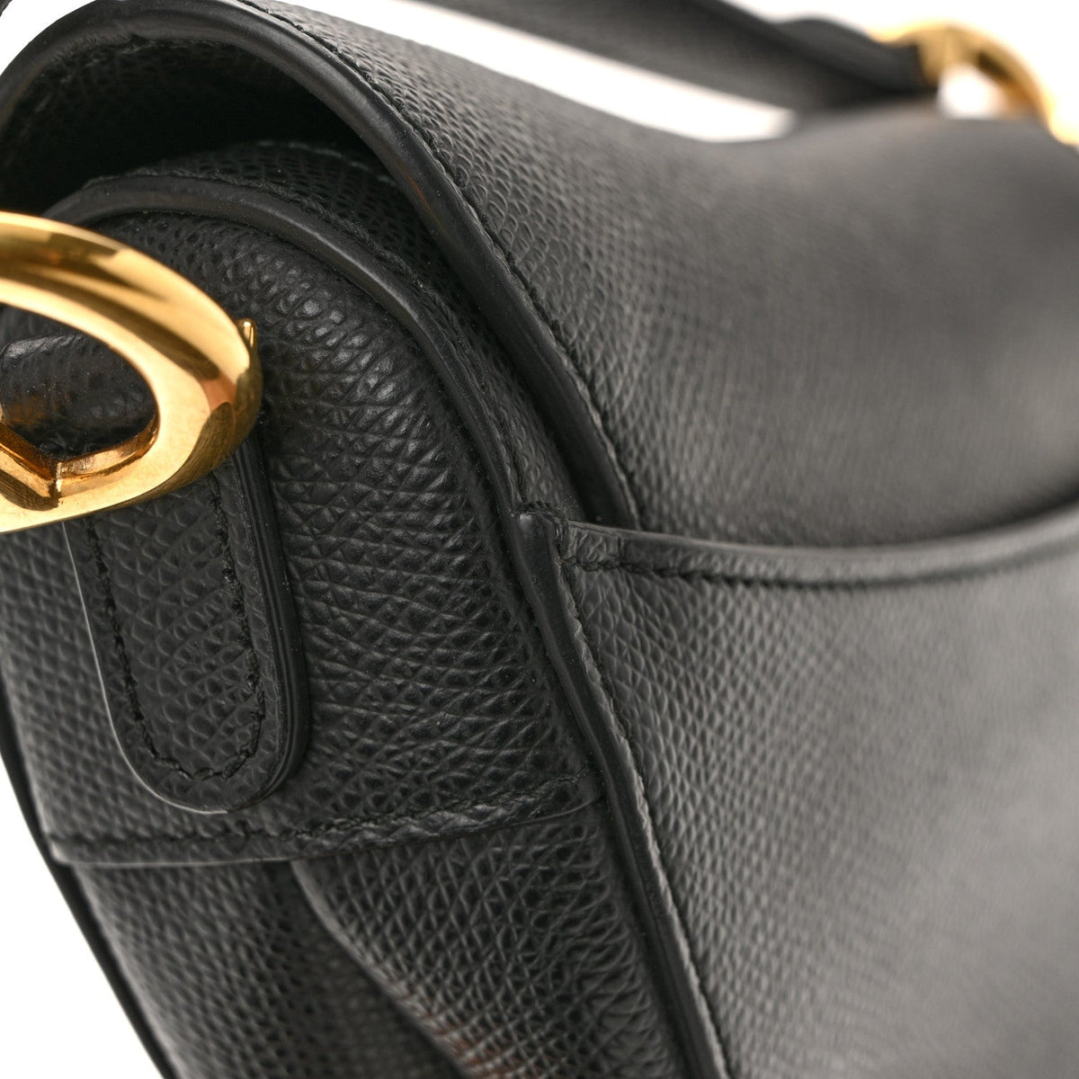 Mini Calfskin Handbag - Black
