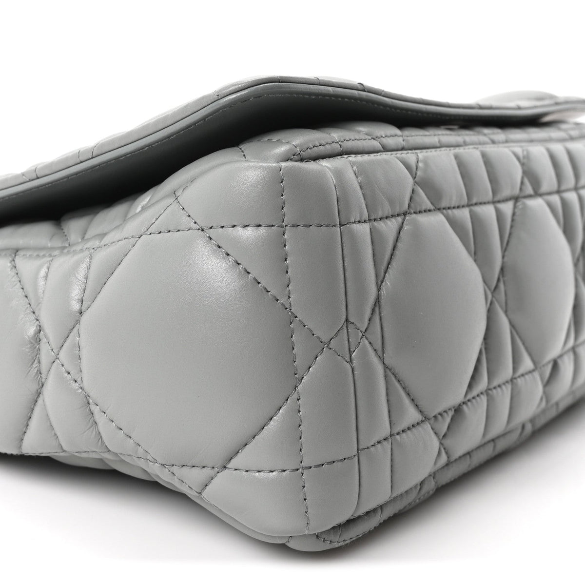 Medium Calfskin Handbag - Grey