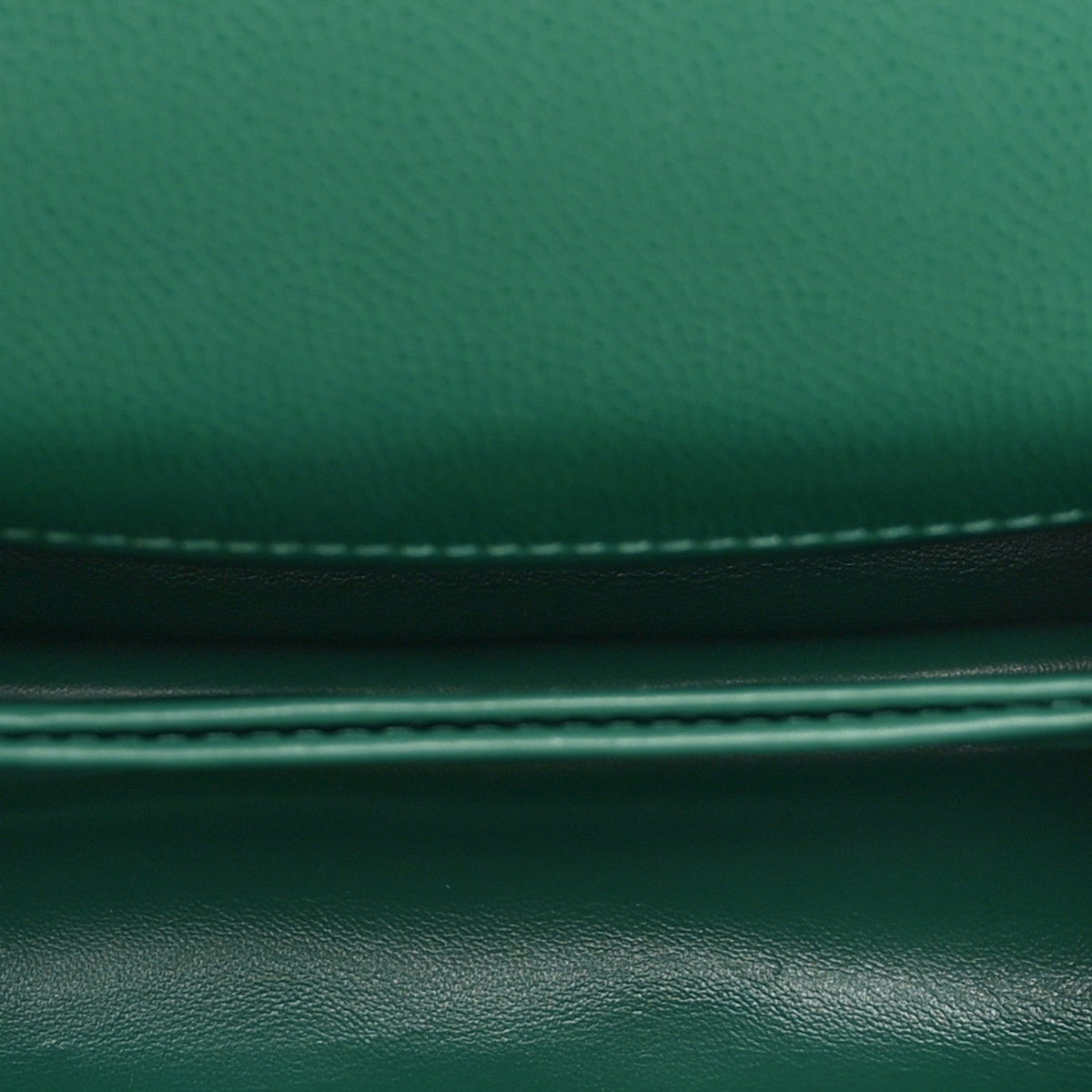 Mini Quilted Caviar Flap Shoulder Bag - Green