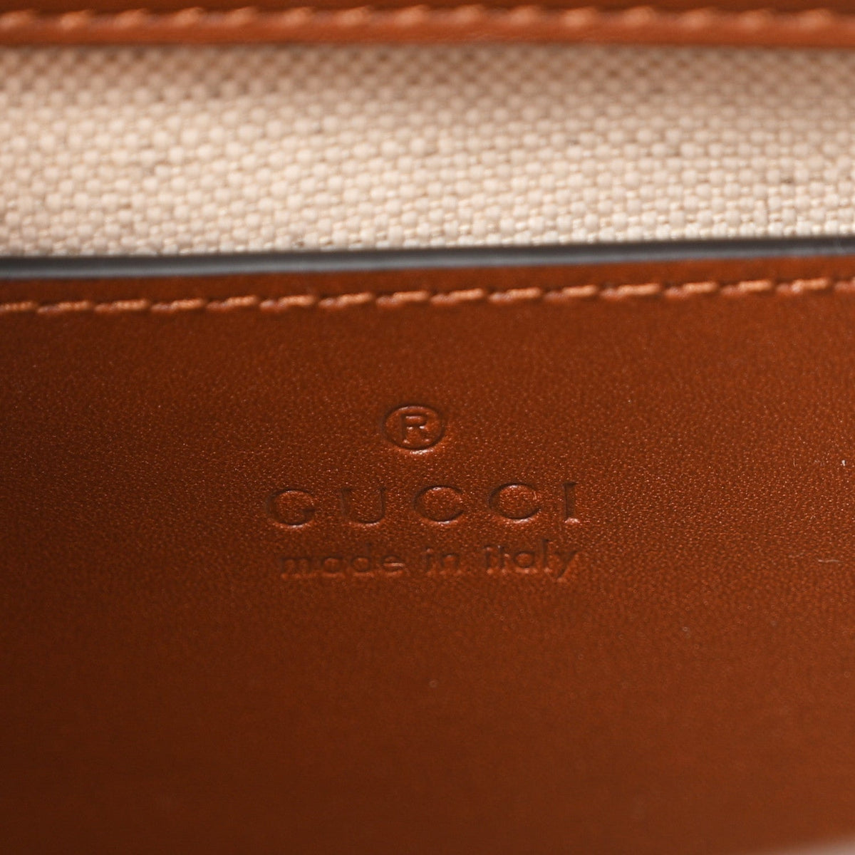 Mini Calfskin Canvas Tote Bag