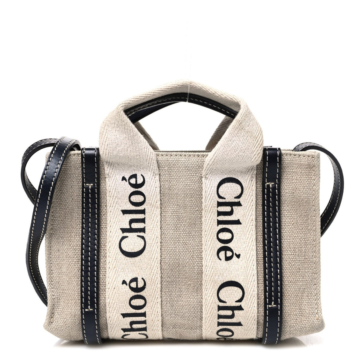 Mini Calfskin Tote Bag - White