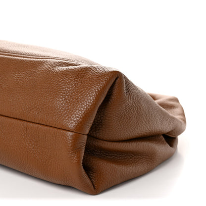 Maxi Calfskin Shoulder Bag - Brown