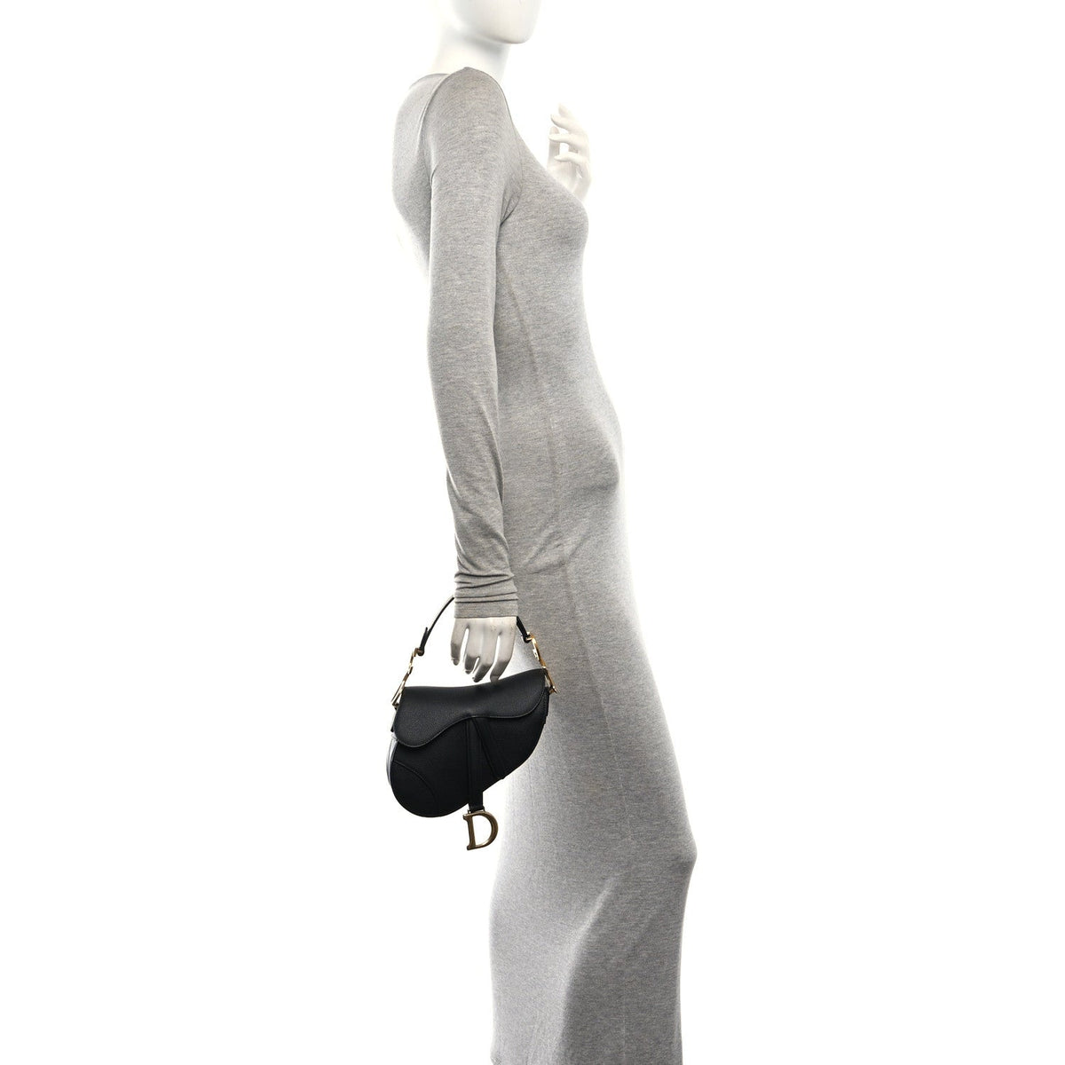 Mini Calfskin Handbag - Black