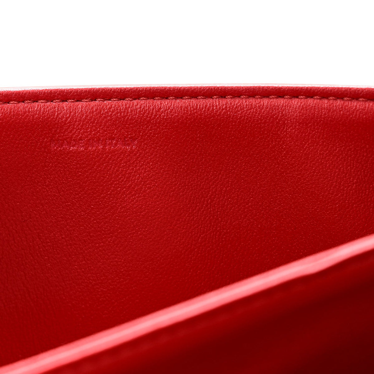 Medium Calfskin Handbag - Red