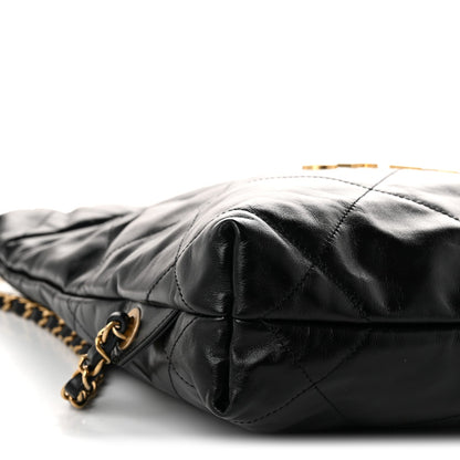 Quilted Calfskin Backpack - Black