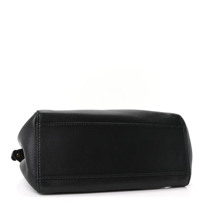 Mini Nappa Satchel Bag - Black
