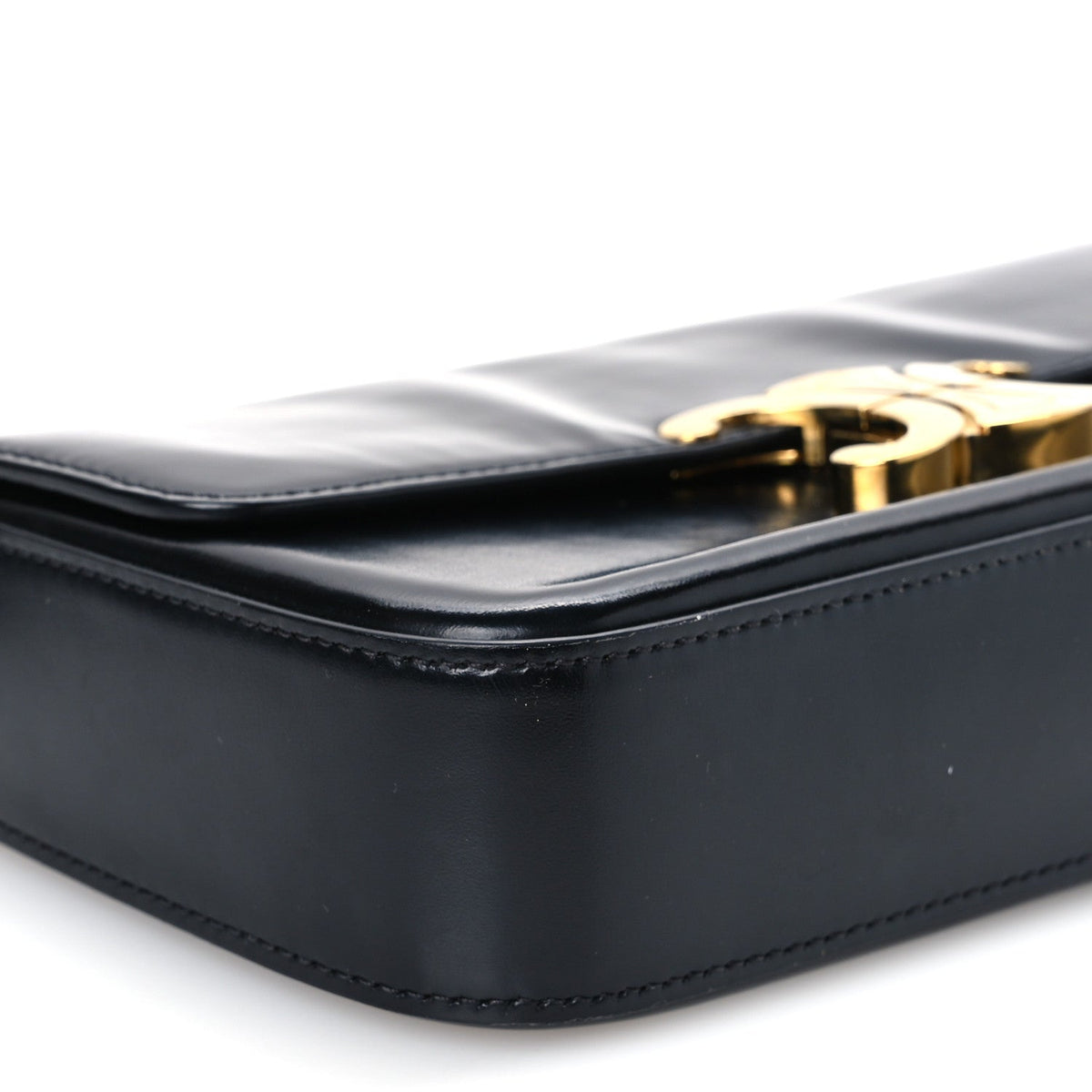 Calfskin Shoulder Bag - Black