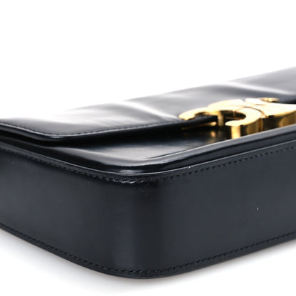 Calfskin Shoulder Bag - Black