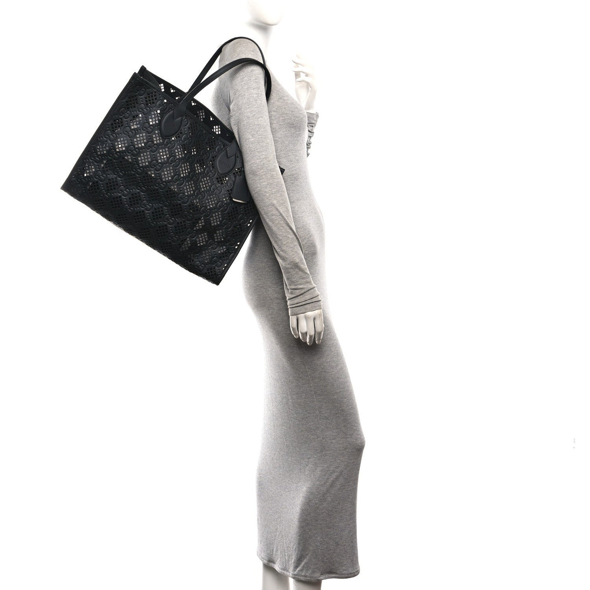 Medium Calfskin Tote Bag - Black