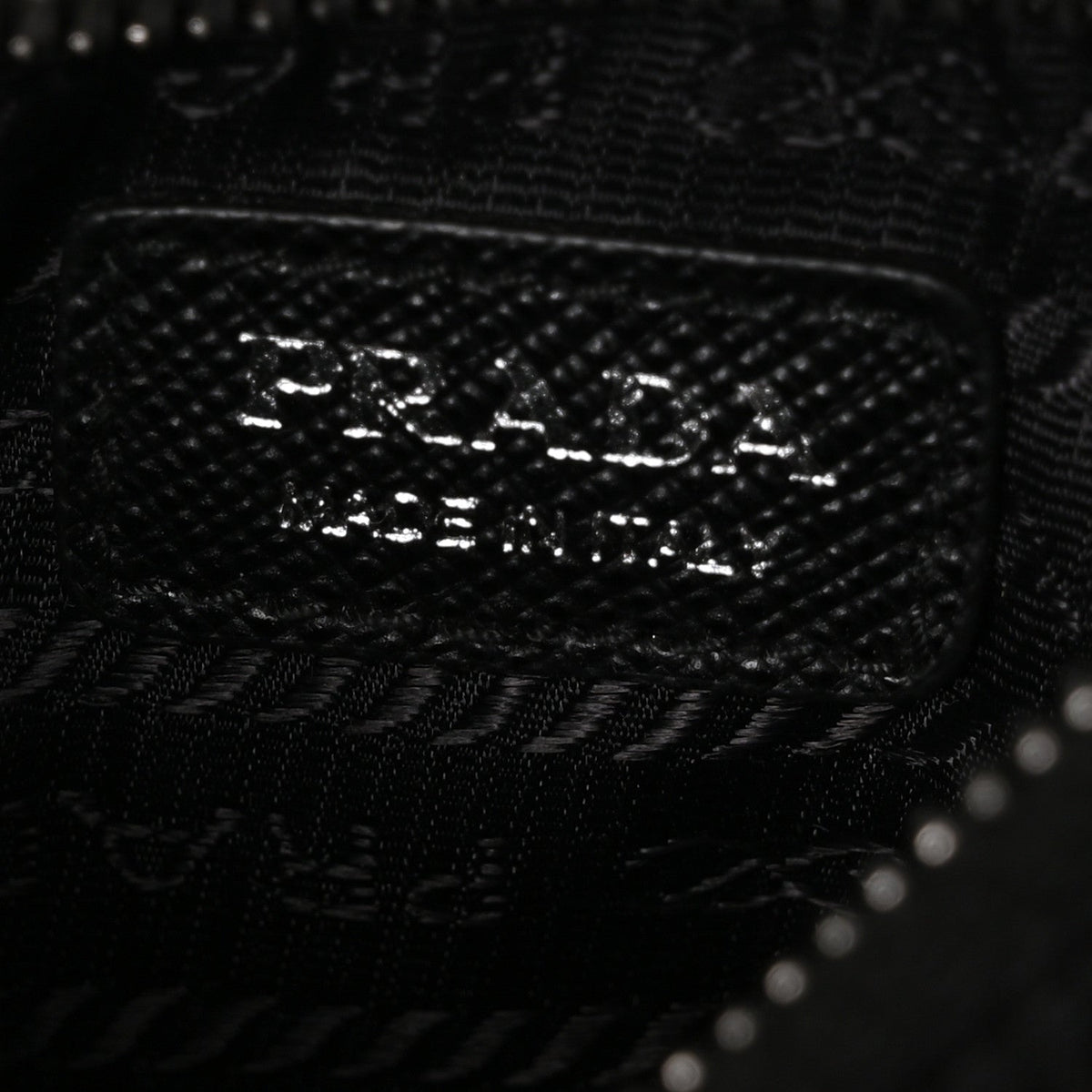 Mini Nylon Shoulder Bag - Black