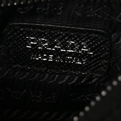 Mini Nylon Shoulder Bag - Black