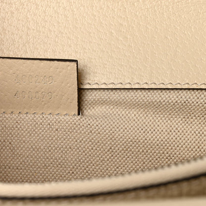 Small Calfskin Shoulder Bag - White