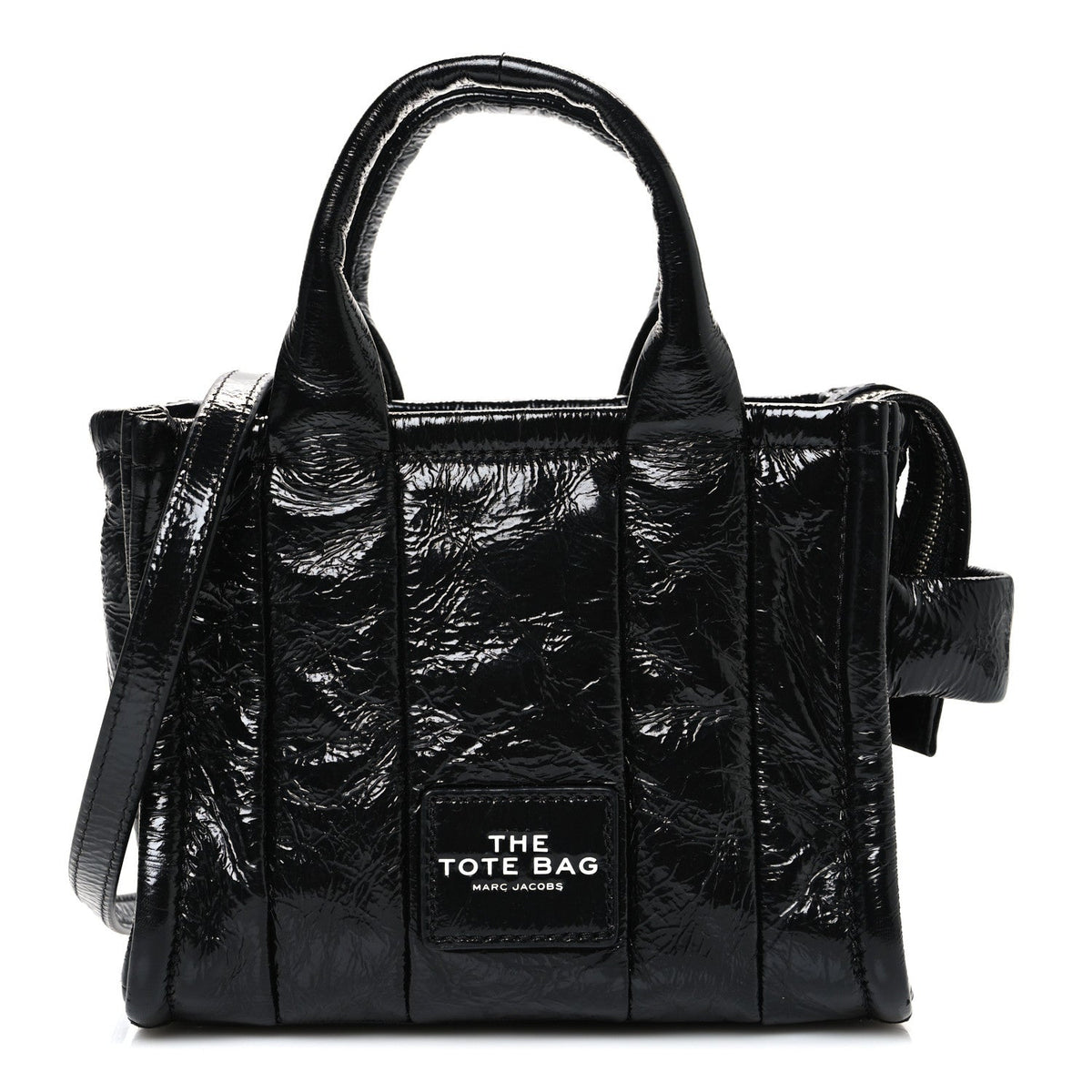 Mini Calfskin Tote Bag - Black
