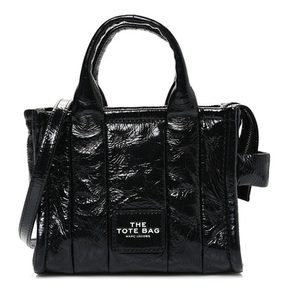 Mini Calfskin Tote Bag - Black
