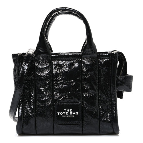 Mini Calfskin Tote Bag - Black