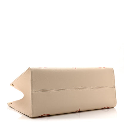 Empreinte Monogram Giant Onthego Mm Crem Handbag