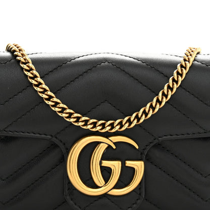 Mini Calfskin Shoulder Bag - Black