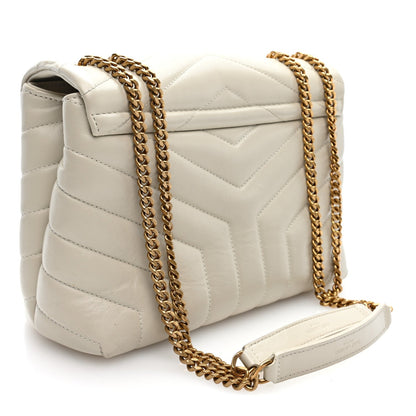 Small Quilted Calfskin Satchel Bag