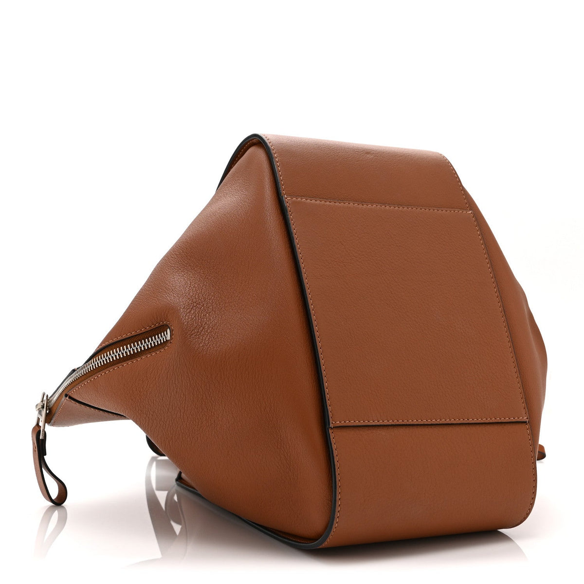 Small Calfskin Shoulder Bag - Tan