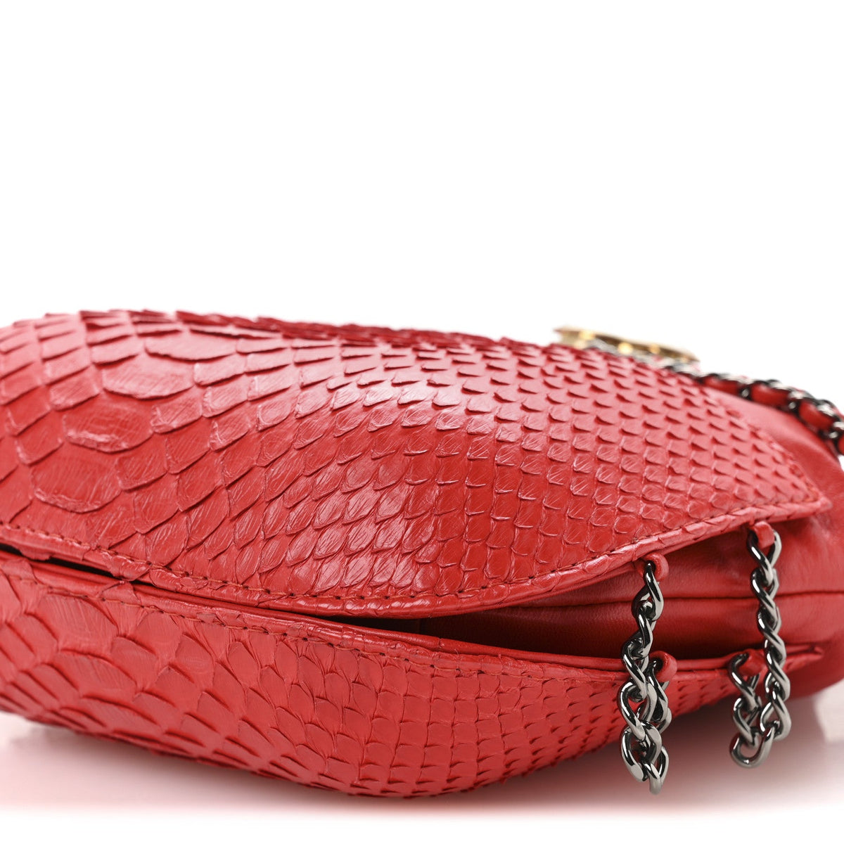 Calfskin Bucket Bag - Red
