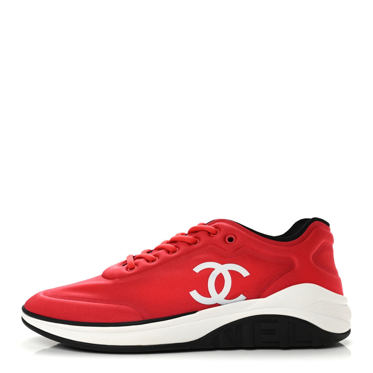 Mesh Lycra Thermoplastic Sneakers Red White