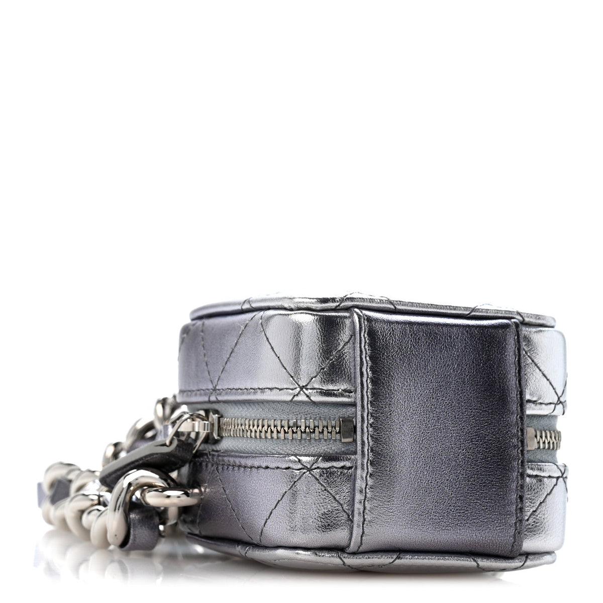 Quilted Lambskin Clutch Bag - Black