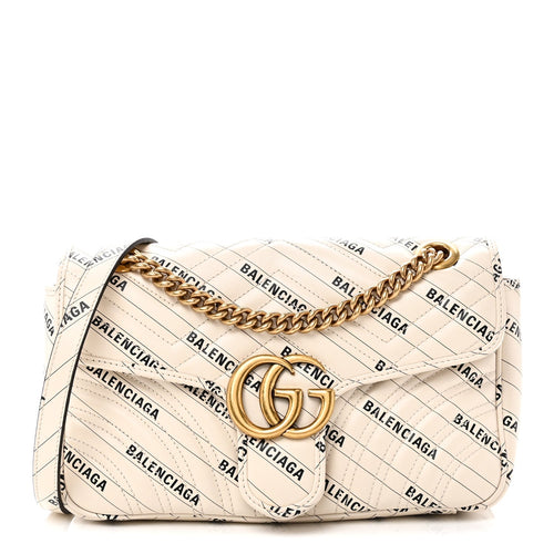 Small Calfskin Shoulder Bag - White