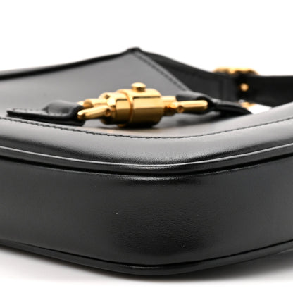 Mini Calfskin Hobo Bag - Black