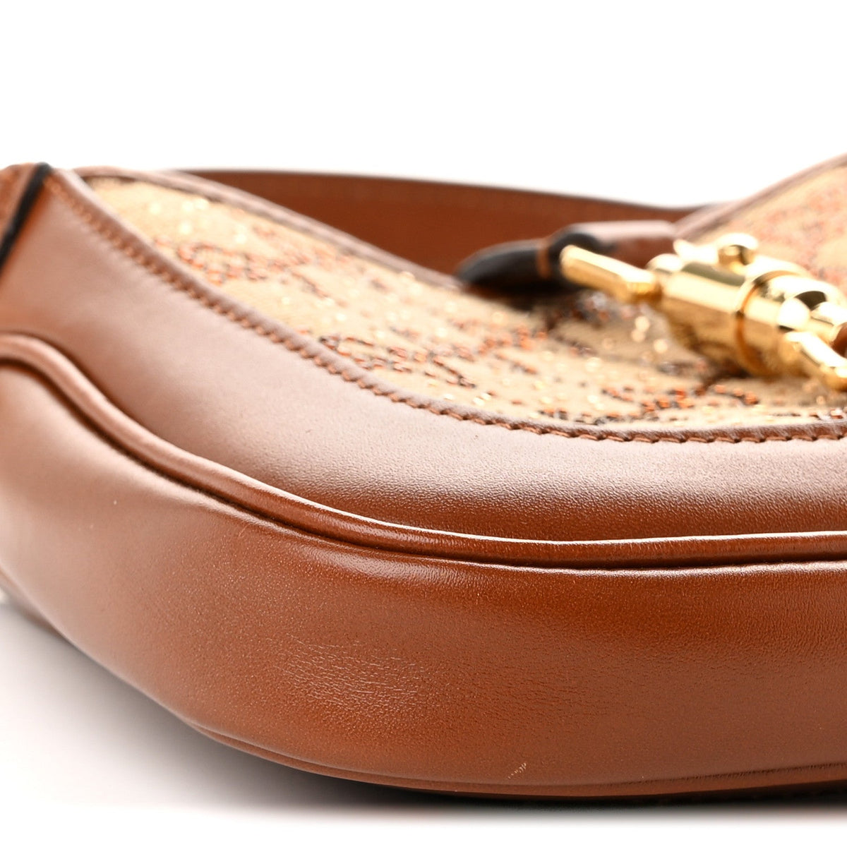 Mini Calfskin Canvas Hobo Bag
