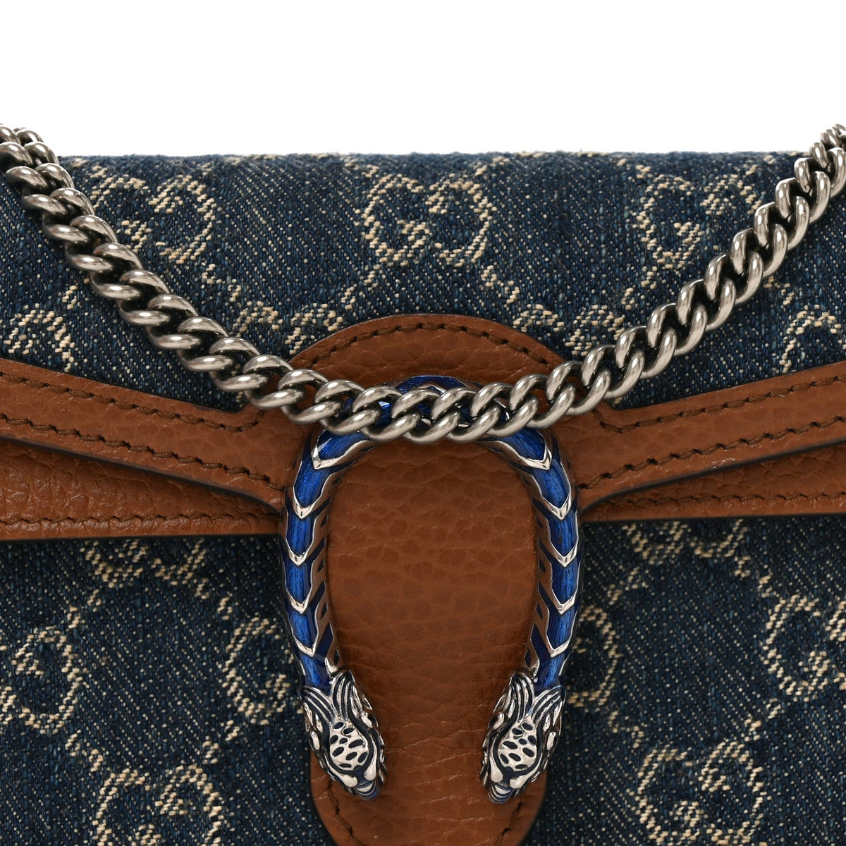 Mini Calfskin Shoulder Bag - Blue